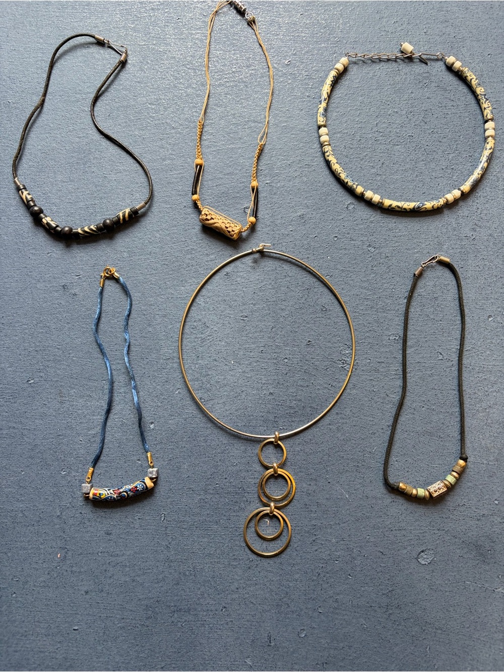 Lot of Choker Necklaces ,Set of 6